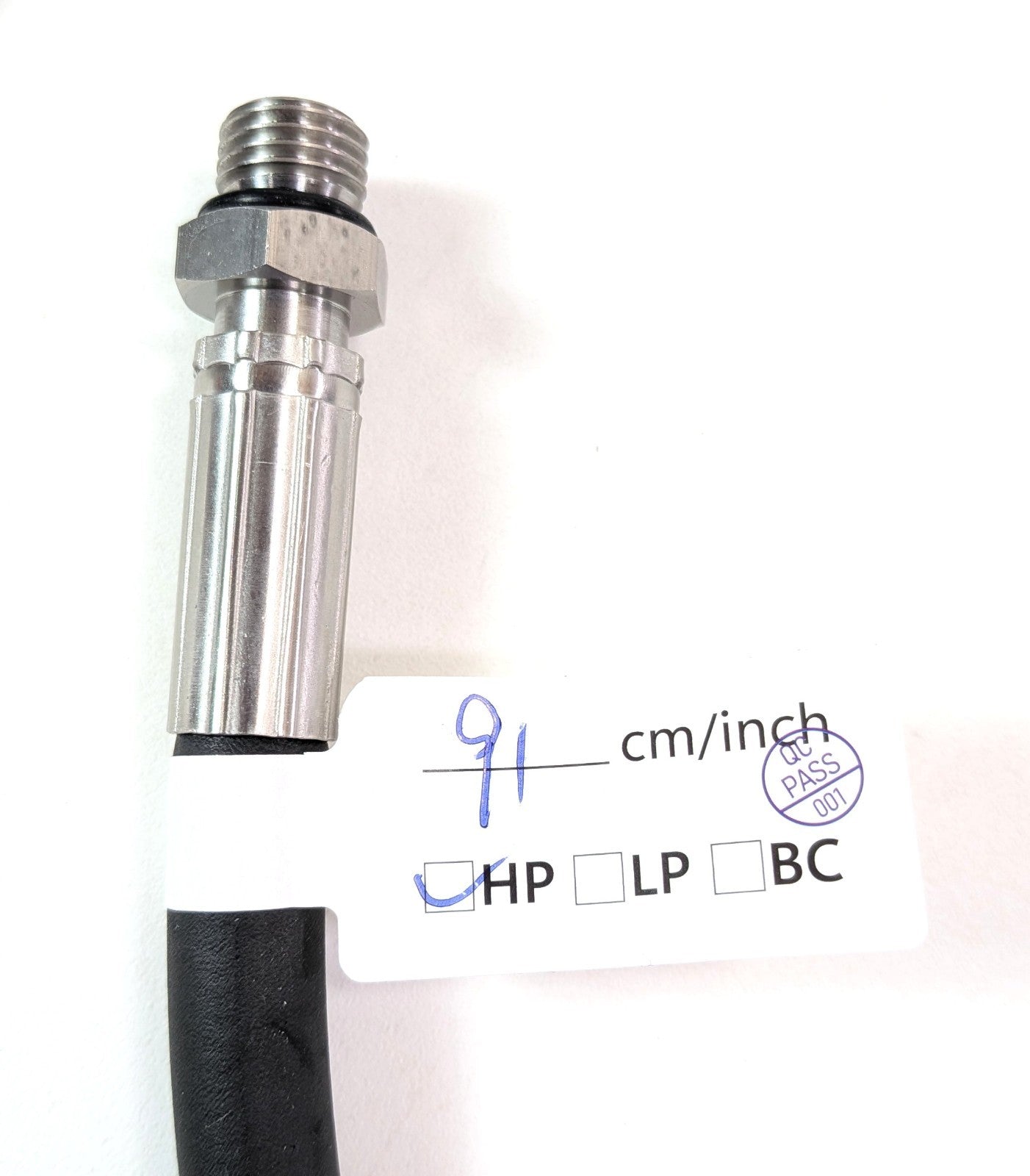 36" Male to Male Transfer, Fill Whip High Pressure HP Hose Scuba Dive 7/16" 91cm3