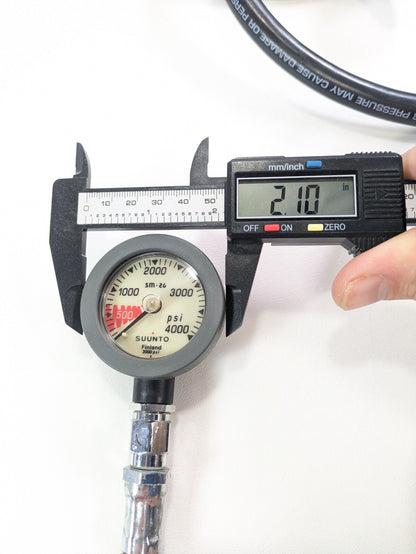 Suunto Seaquest SM-26 2" 4000 PSI SPG Pressure Gauge Scuba Dive Mini Compact7