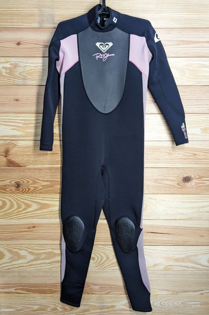 Roxy Syncro Hyperstretch Pink Women's Full Wetsuit Size 16 Scuba Dive 3mm, 2mm