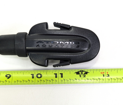 2 X Atomic Aquatics Split Fin Spring Straps Scuba Diving Fins EXCELLENT!   #554711