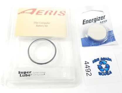 Aeris Scuba Dive Computer Battery Kit Atmos 1 2 XR1 XR1nx XR2 Elite T3 A100 ai