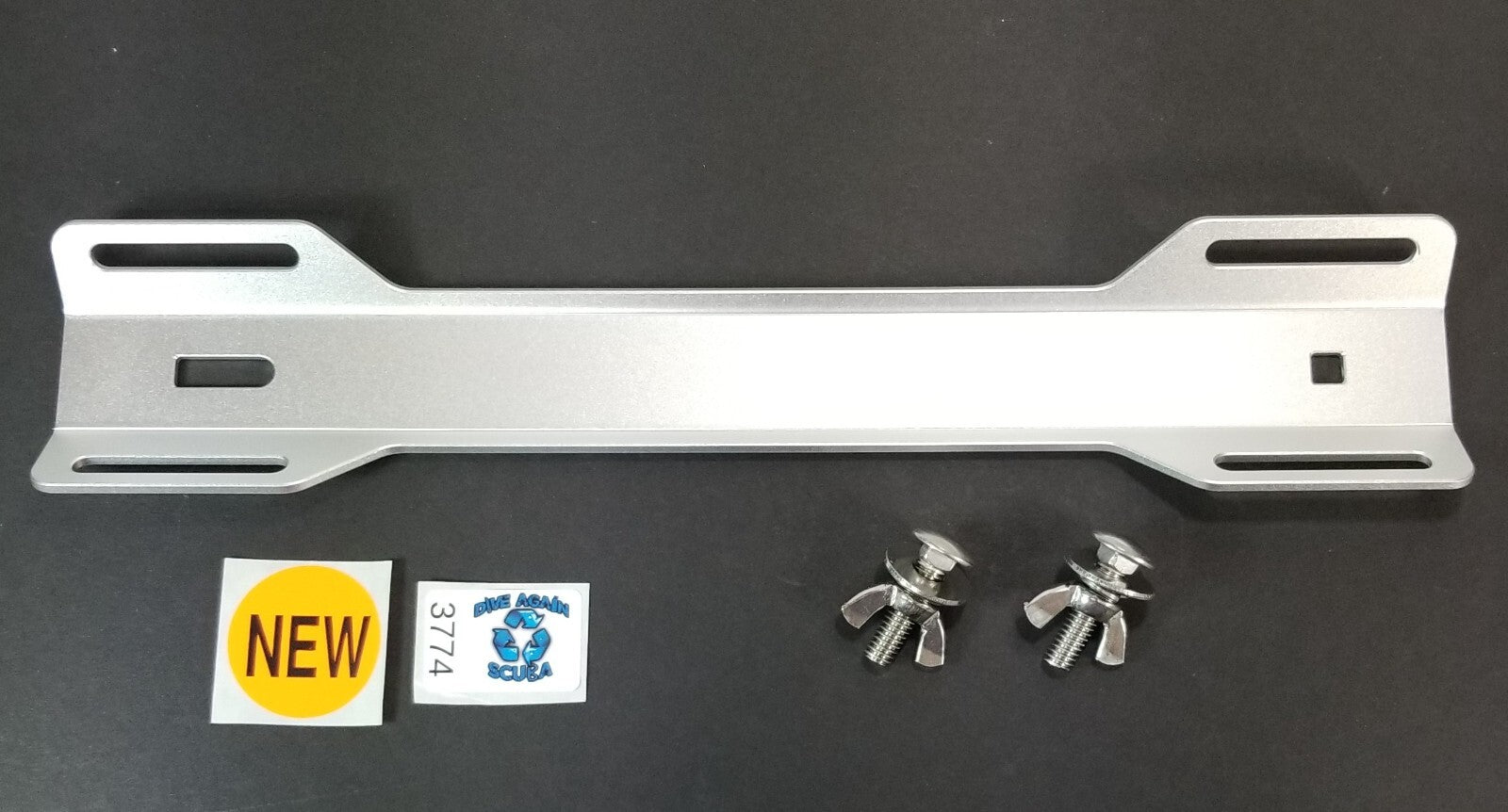 Aluminum Single Tank Adapter Scuba Tech Dive Backplate + Stainless Hardware 37740