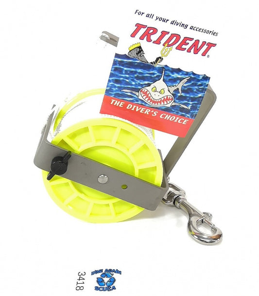 NEW 250ft Scuba Diving Wreck / Cave Reel LARGE Stainless Steel / Aluminum 250'0
