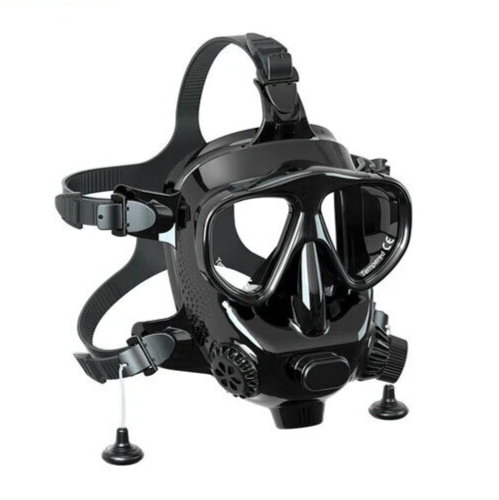 Full Face Scuba Dive Mask Fits Oceanic 2nd Stage Regulators Alpha Delta Zeo1