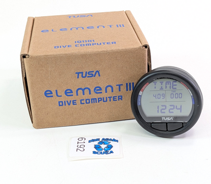 Tusa Element III Scuba Dive Computer Module Nitrox Compatible Backlit Display 31