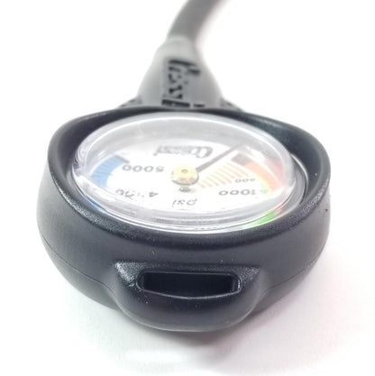 Cressi 2" Compact 5000 PSI SPG Submersible Pressure Gauge Scuba Dive + Boot 58363