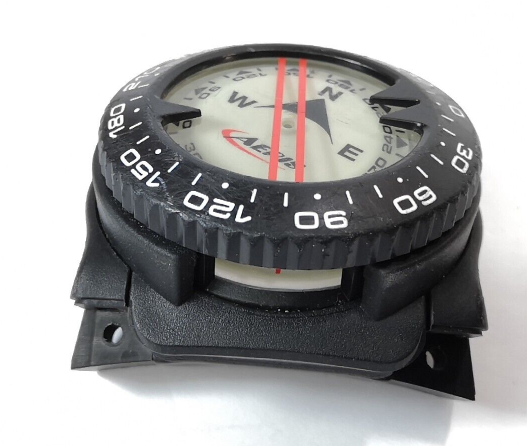 Aeris Atoms 2, 5O0ai 0ceanic Pro Plus 1 2 3 4 Top Compass Mount Scuba Dive #23404