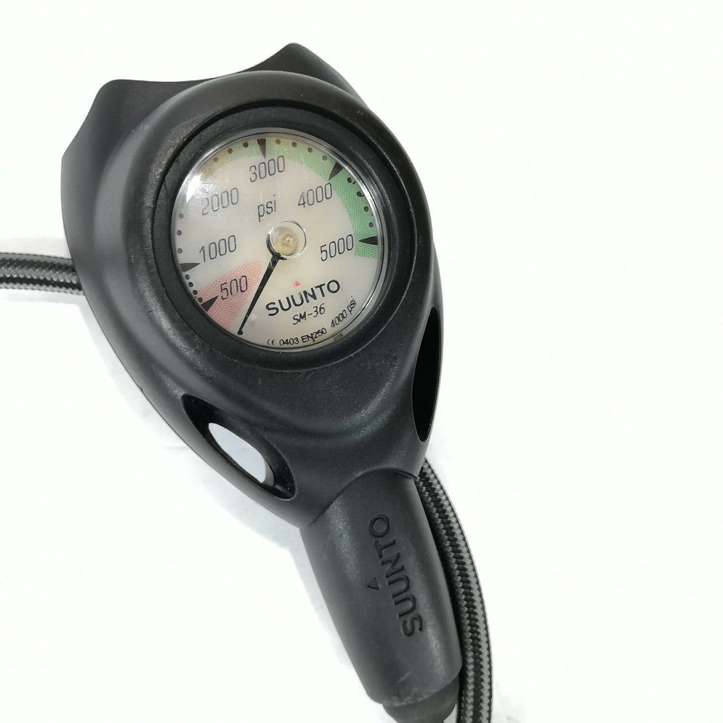 Suunto SM-36 2in 5000 PSI SPG Submersible Pressure Gauge Scuba Dive w Boot #14475