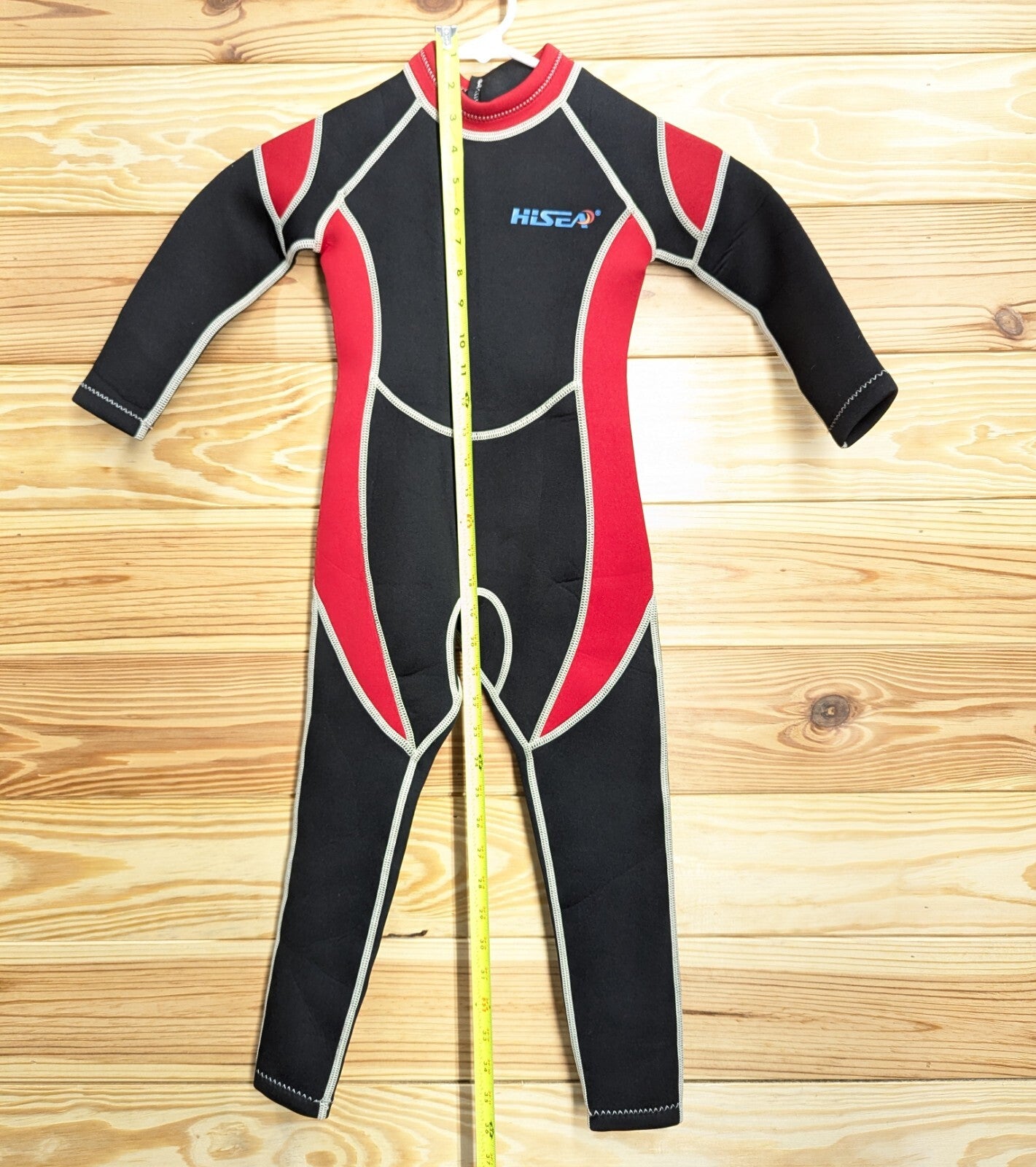 HiSea Full Red Kids Children's 2.5mm Wetsuit Scuba Dive Snorkel Size 4 Girl Boy17