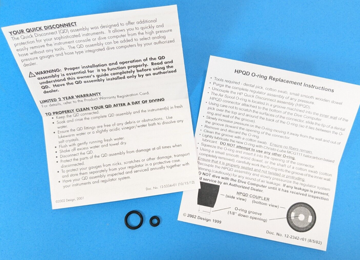 O Ring Service Kit for Oceanic, Sherwood SCUBA Dive COMPUTER QD HP HOSE Adapter0