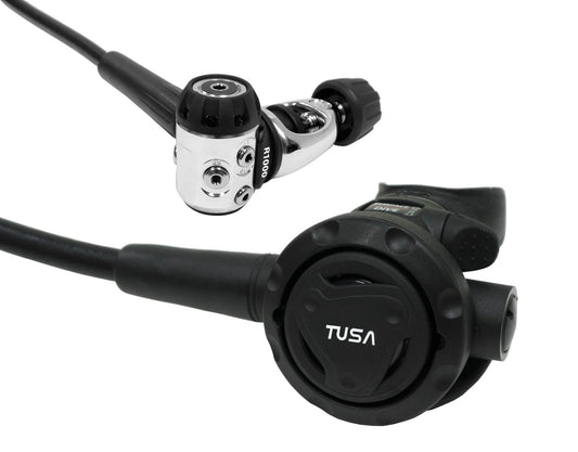 Tusa RS-1001 Yoke Regulator Set Scuba Diving 1st 2nd Stage R-1000, S-00010