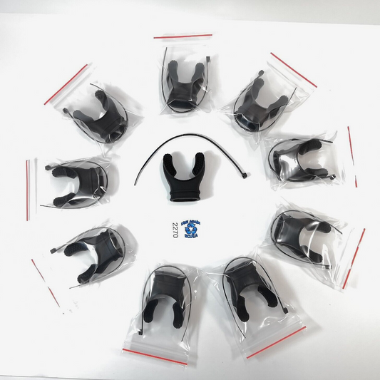 10x Long Bite Mouthpiece Lot Scuba Diving Snorkel 2nd Stage Regulator USA0