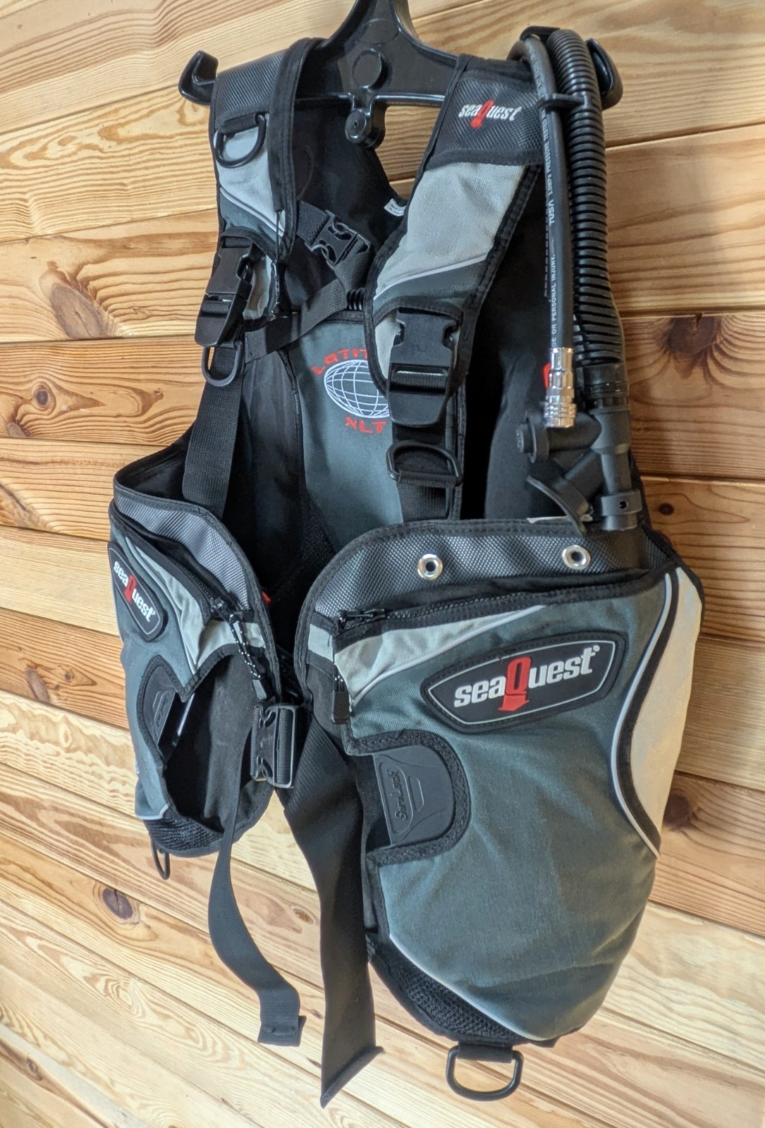 SeaQuest Latitude XLT Scuba Dive Weight Integrated BCD BC Size Large L AIR TIGHT4