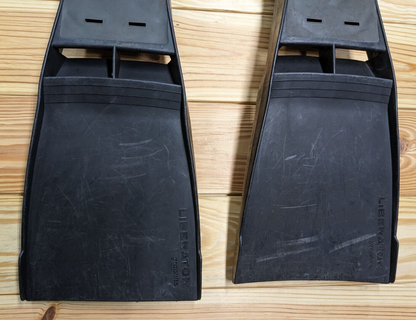 Tusa Liberator Graphite Open Heel Scuba Dive Snorkel Fins Flippers Size Regular3