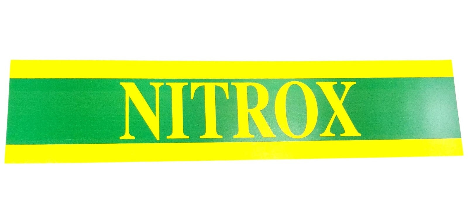 25" X 6" Nitrox Sticker Decal Tank Wrap Scuba Diving Enriched Air Yellow Green0