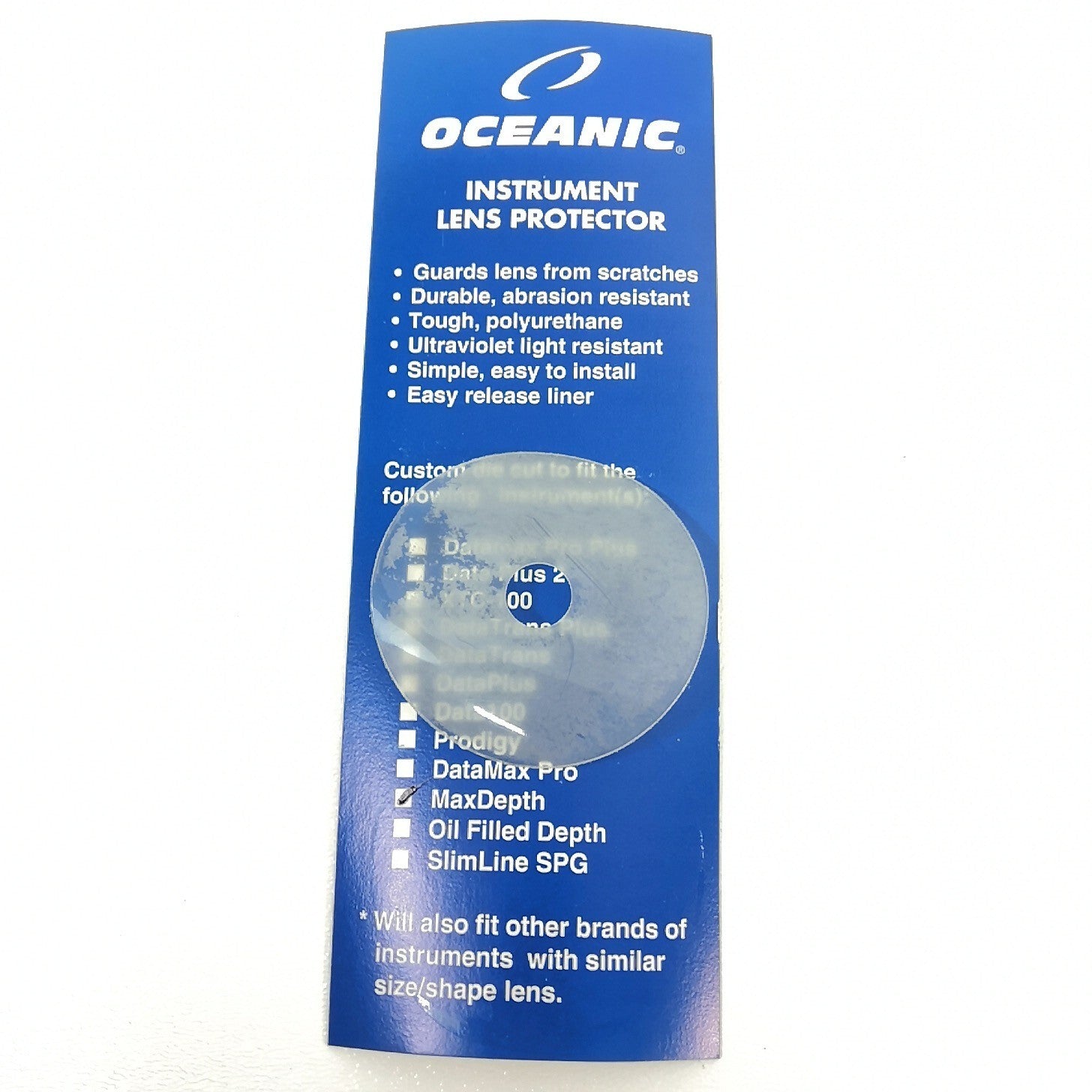 Oceanic Max Depth Gauge Lens Protector Cover Scuba Dive Screen Guard 2"2