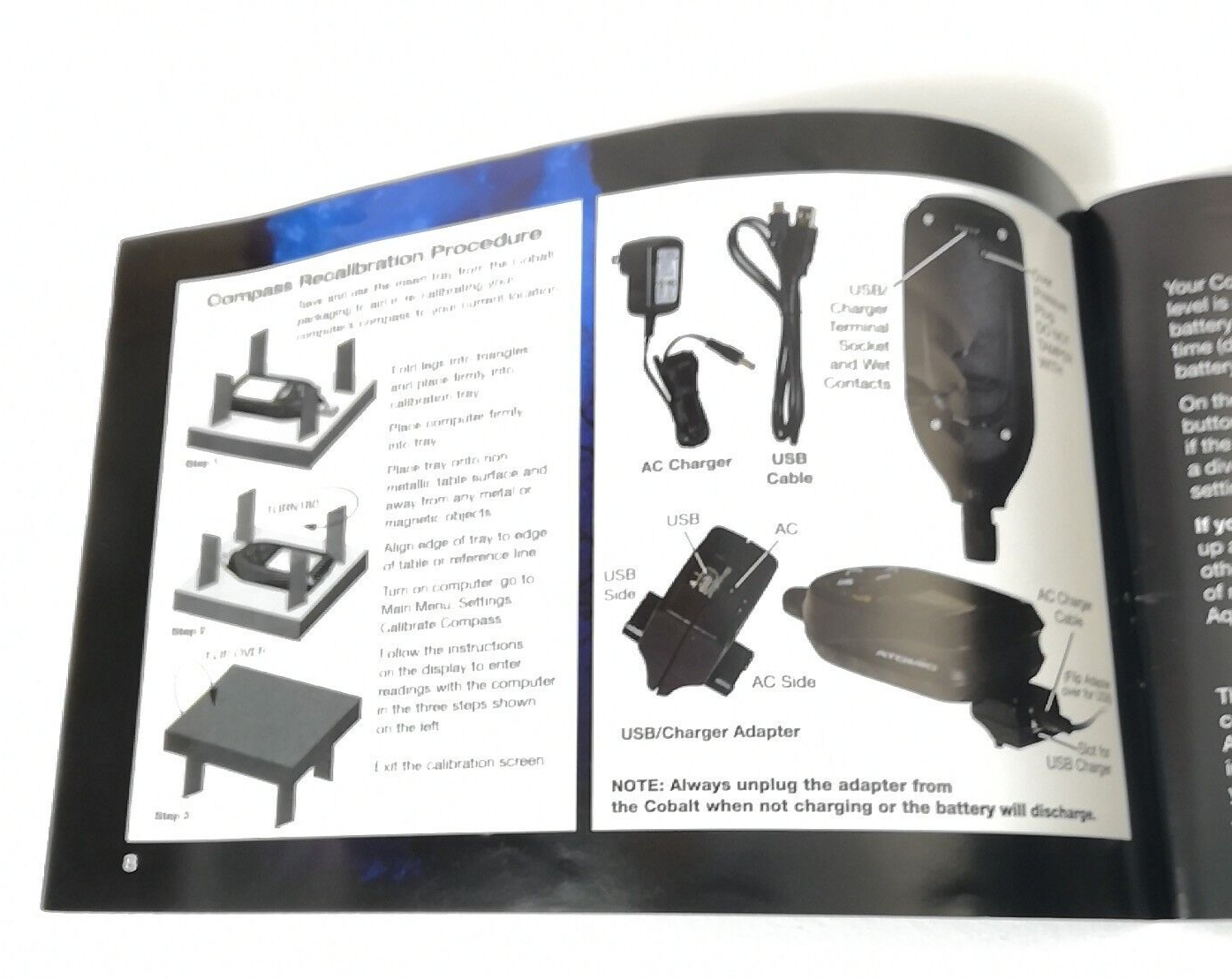 Atomic Cobalt 1 Scuba Dive Computer Instruction Owners Manual Full Color Genuine1