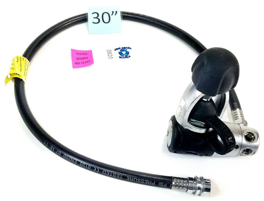 Oceanic PX2 Alpha, Delta Scuba Diving Yoke 1st Stage Regulator + Dust Cap #38200