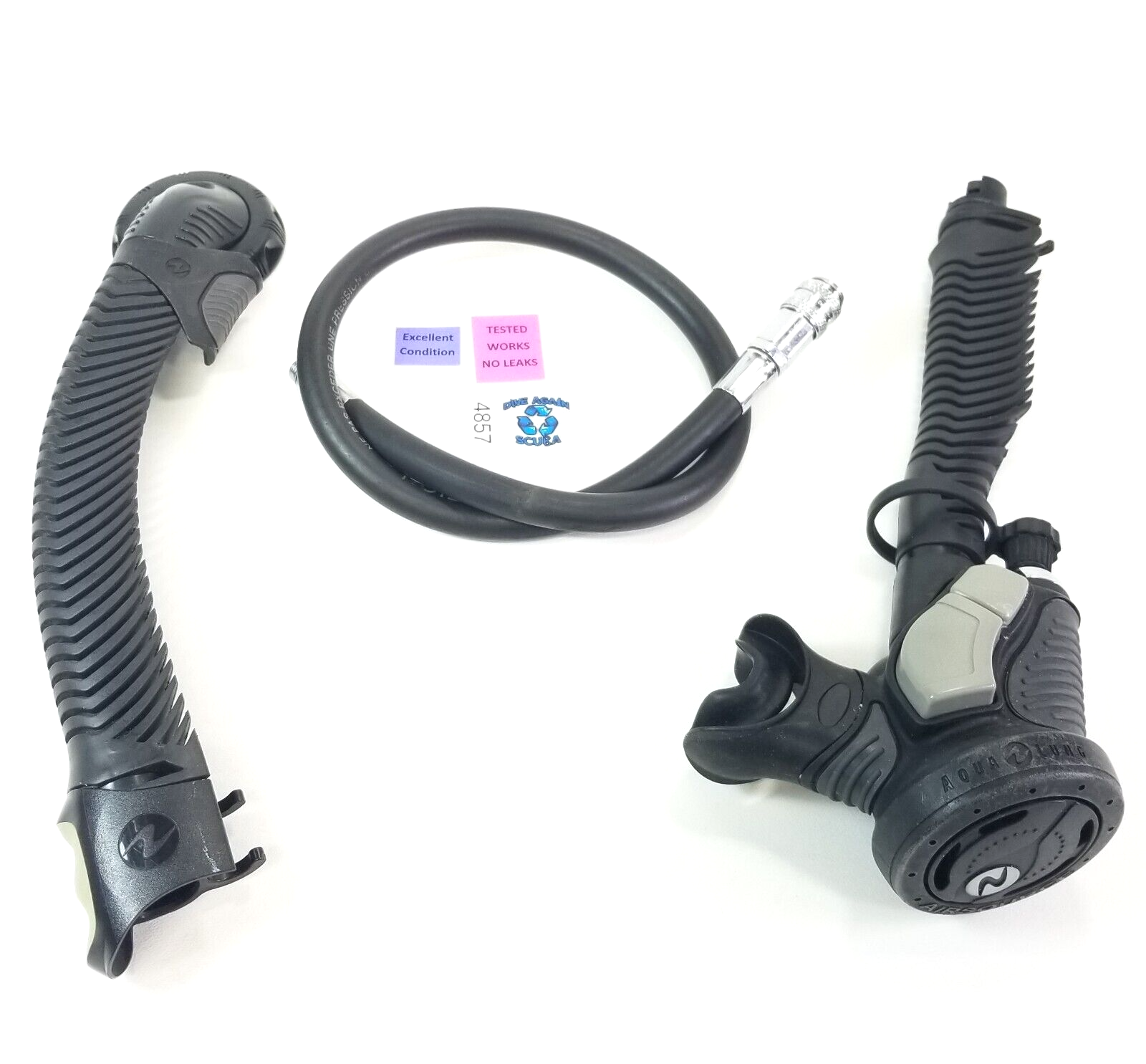 Aqua Lung Air Source 2 QD Octo Inflator Scuba Dive Safe Second Regulator4