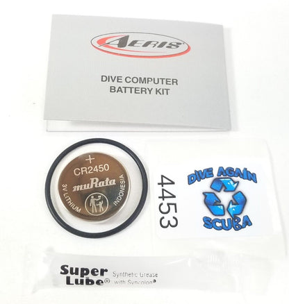 Aeris Scuba Dive Computer Battery Kit Atmos 1 2 XR1 XR1nx XR2 Elite T3 A100 ai