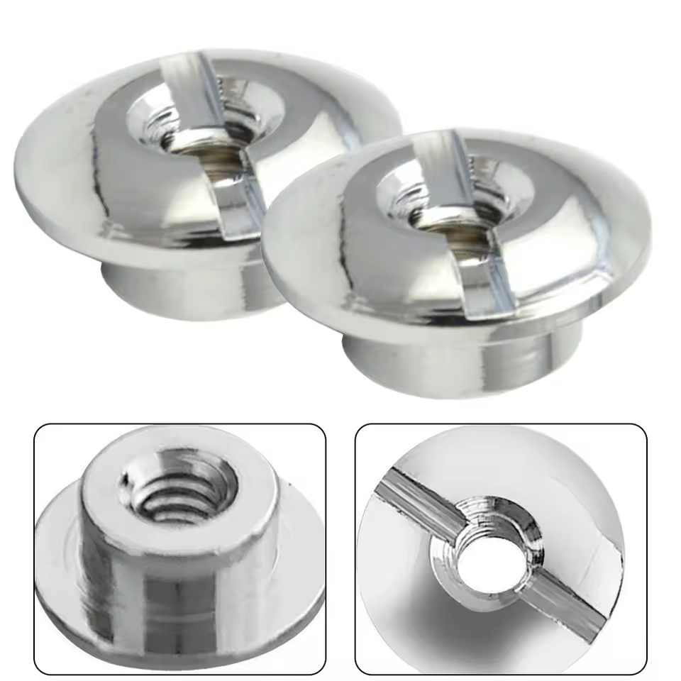 2x Scuba Dive Tank Valve Handwheel Nut Stainless Steel 3/16" - 24 Threads K J0