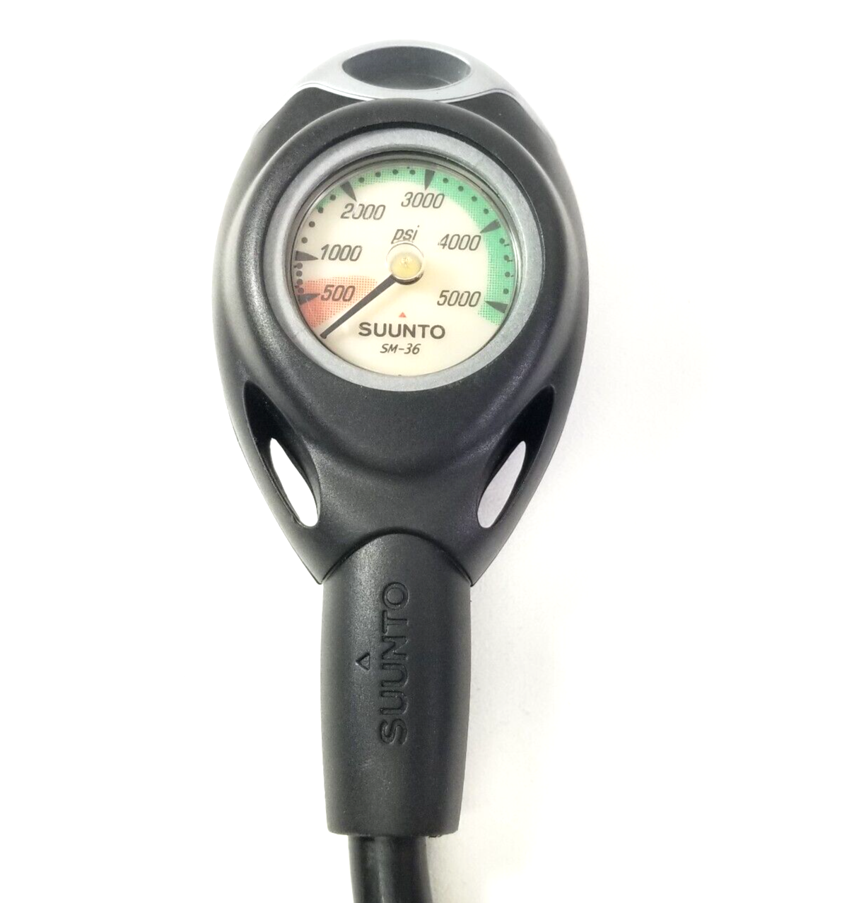 Suunto SM-36 2in 5000 PSI SPG Submersible Pressure Gauge Scuba Dive w Boot #42330