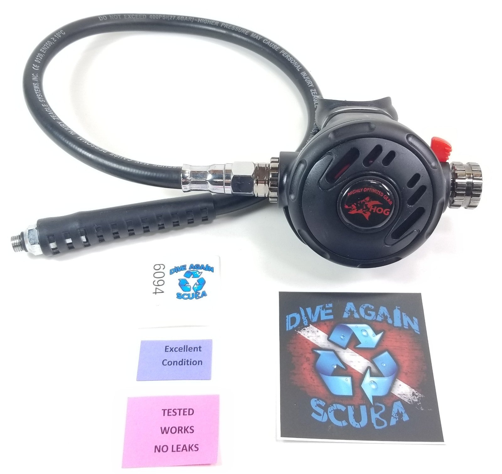 HOG Classic Primary 2nd Stage Adjustable Balanced Scuba Dive Regulator EXCELLENT2