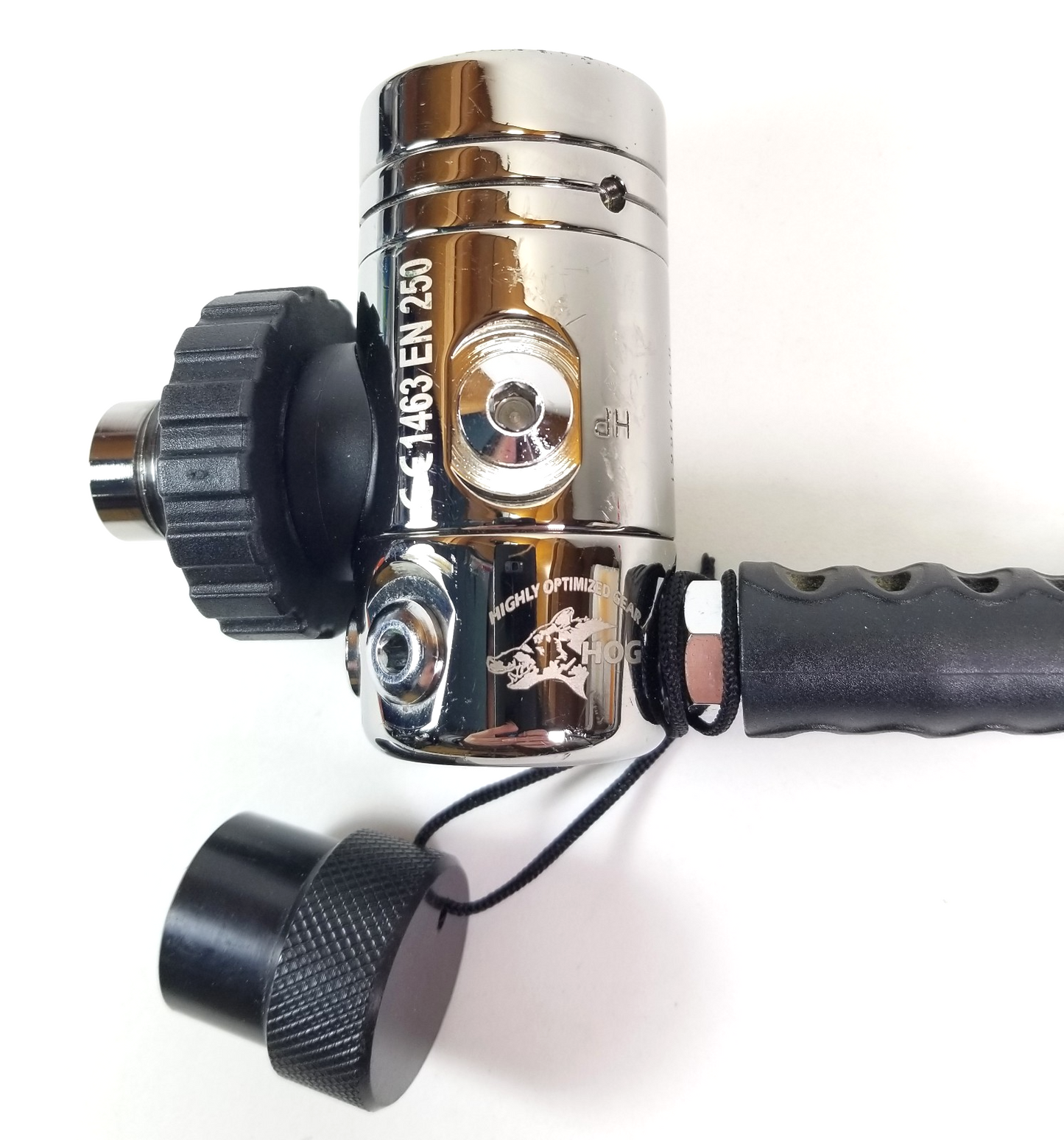 HOG D1, DIN Classic Scuba Regulator Set 1st Stage & Primary 2nd Stage Adjustable10