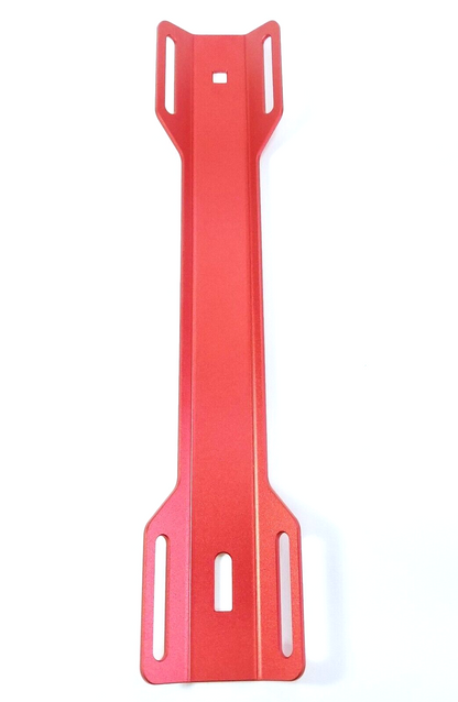 Aluminum RED Single Tank Adapter Scuba Tech Dive Backplate 13 3/4" x 2 3/4 BCD3