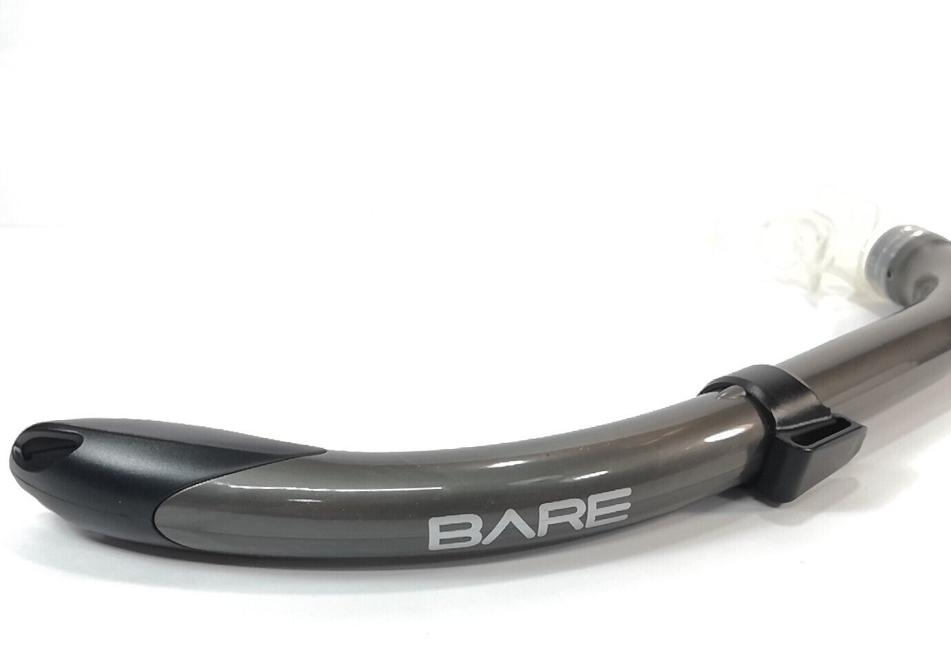 NEW Bare Snorkel Silver Gray Kids Youth Semi Dry Compact Scuba Diving Snorkeling2