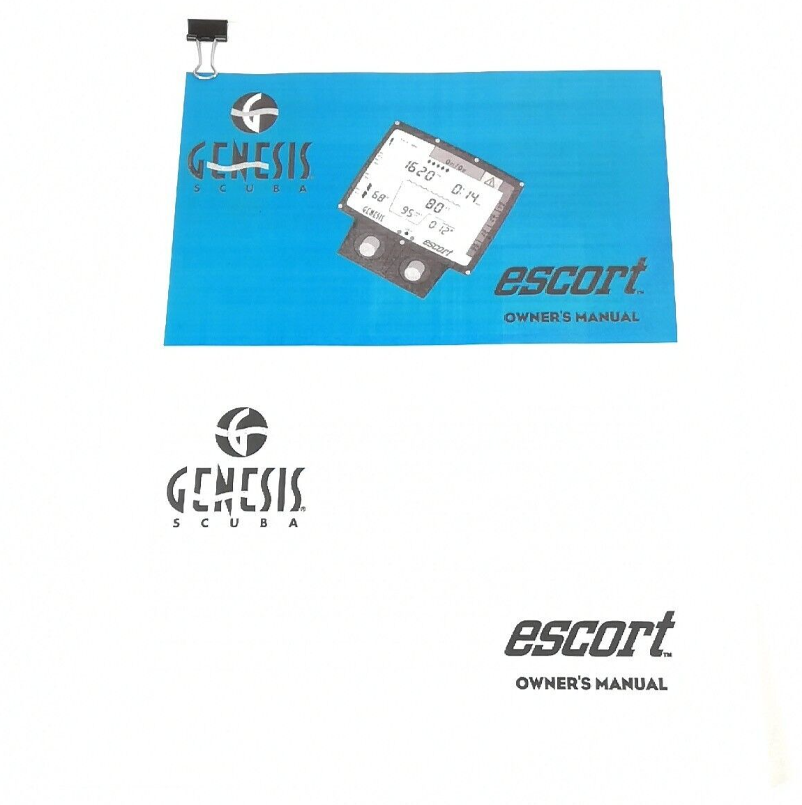 Genesis Escort Scuba Dive Computer Printed Manual1