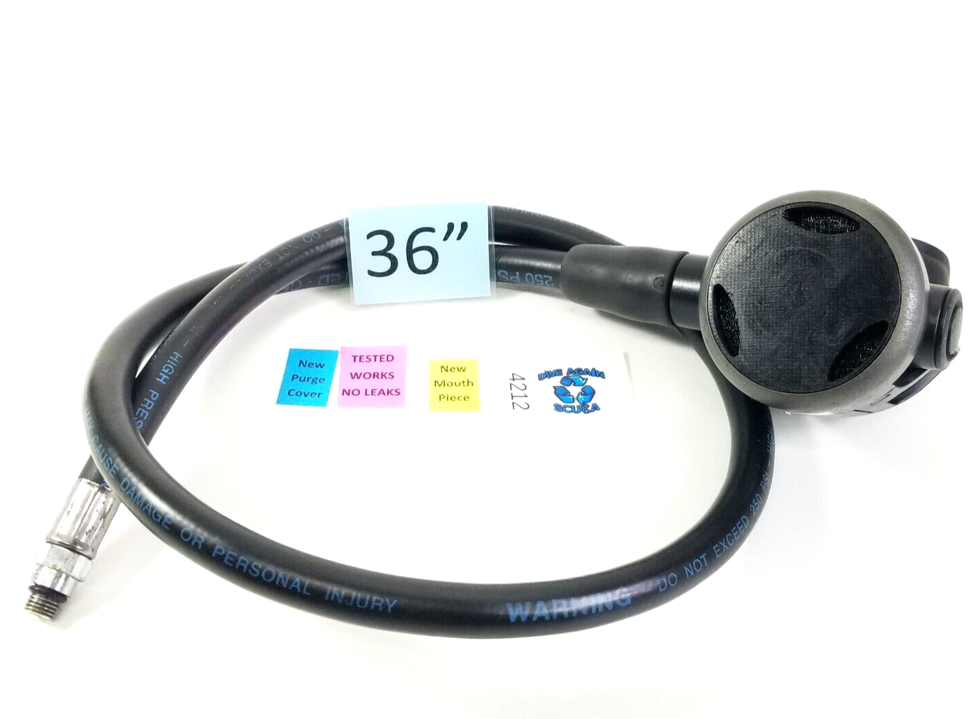 Oceanic Gamma 2 Second Stage Regulator Scuba Dive 2nd NEW Purge Cover Mouthpiece0