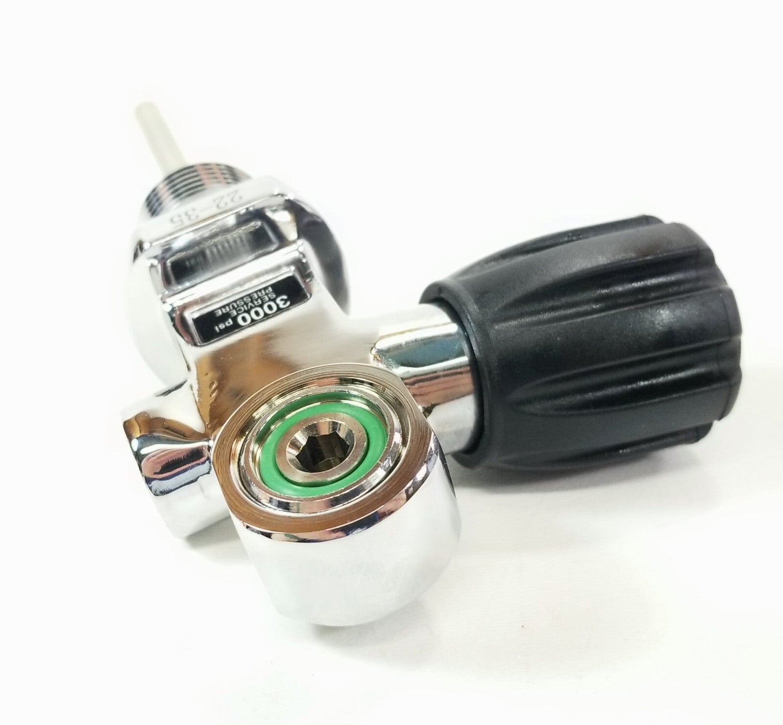 Oxygen, O2, Nitrox Scuba Diving 3000 PSI 230 Bar Pro Tank Valve DIN / Yoke 3/4"4