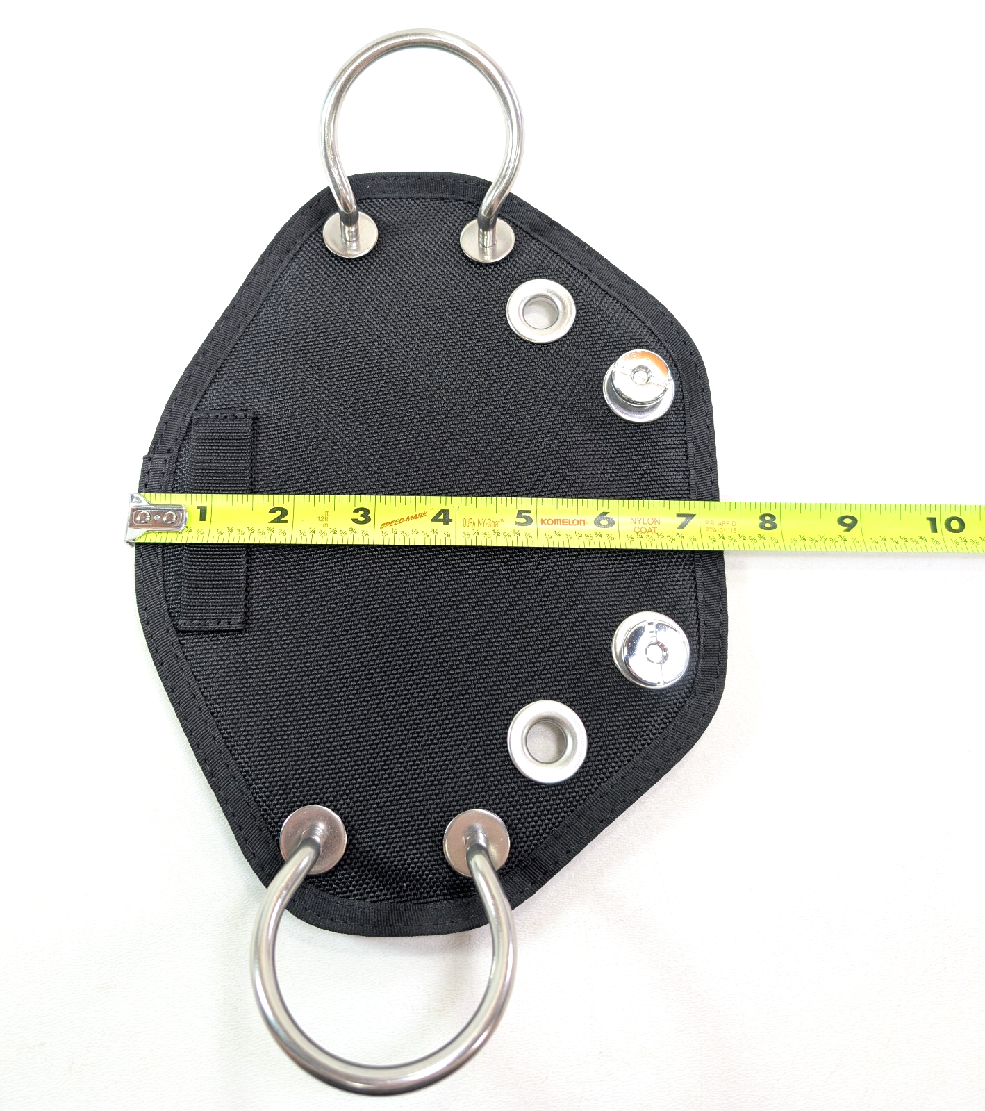 Scuba Dive BCD Butt Plate + Book Screws, Clip Loops Harness Board Sidemount Tech11