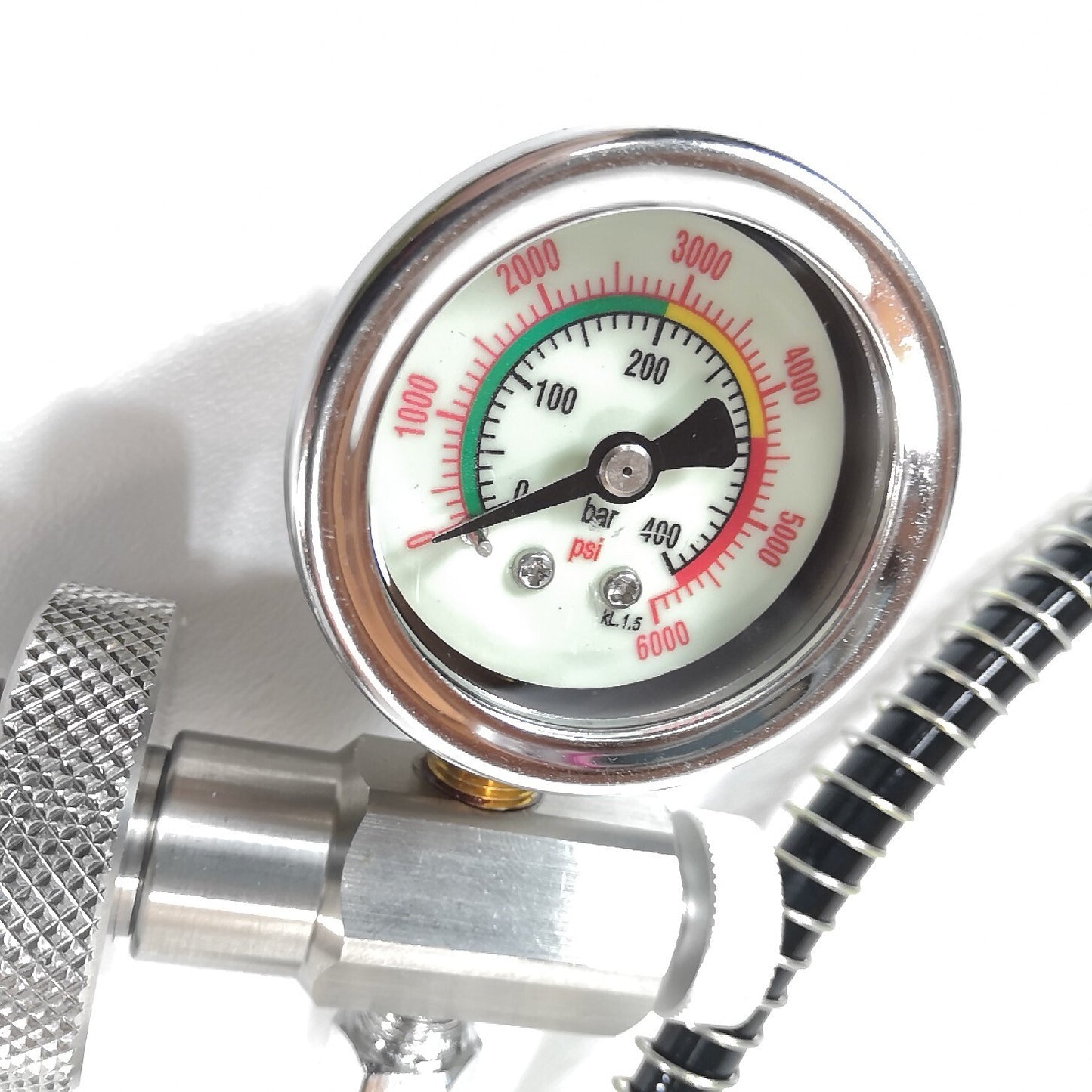 DIN Scuba Tank to Tank Air Equalizer, Transfer Hose Crossover Dive 3ft + SPG10