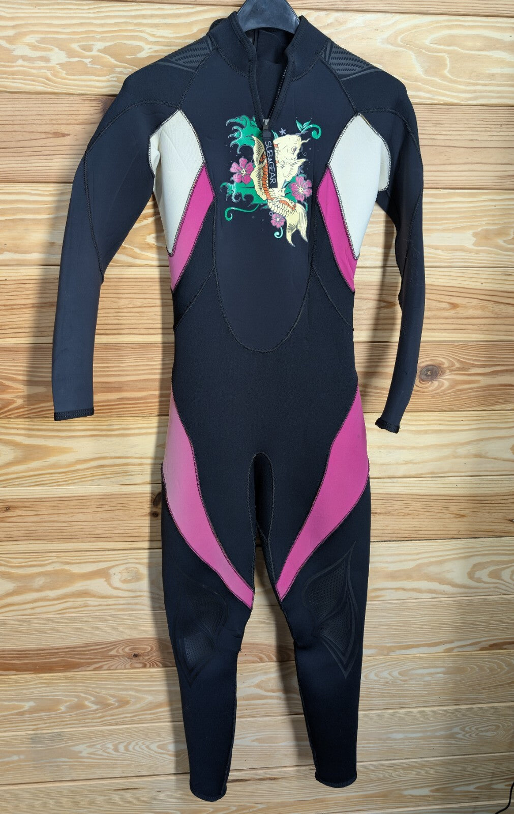 Sub Gear Women's 3mm Full Wetsuit Scuba, Dive, Surf Wet Suit Size Small, 38, 62