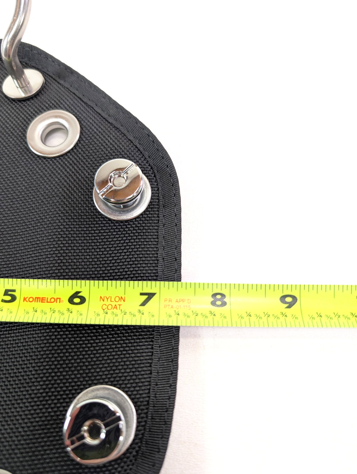 Scuba Dive BCD Butt Plate + Book Screws, Clip Loops Harness Board Sidemount Tech14