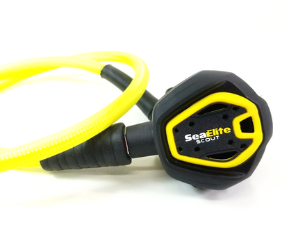 NEW Sea Elite Scout Compact Octo / Octopus 2nd Stage Regulator 40" Braided Hose0