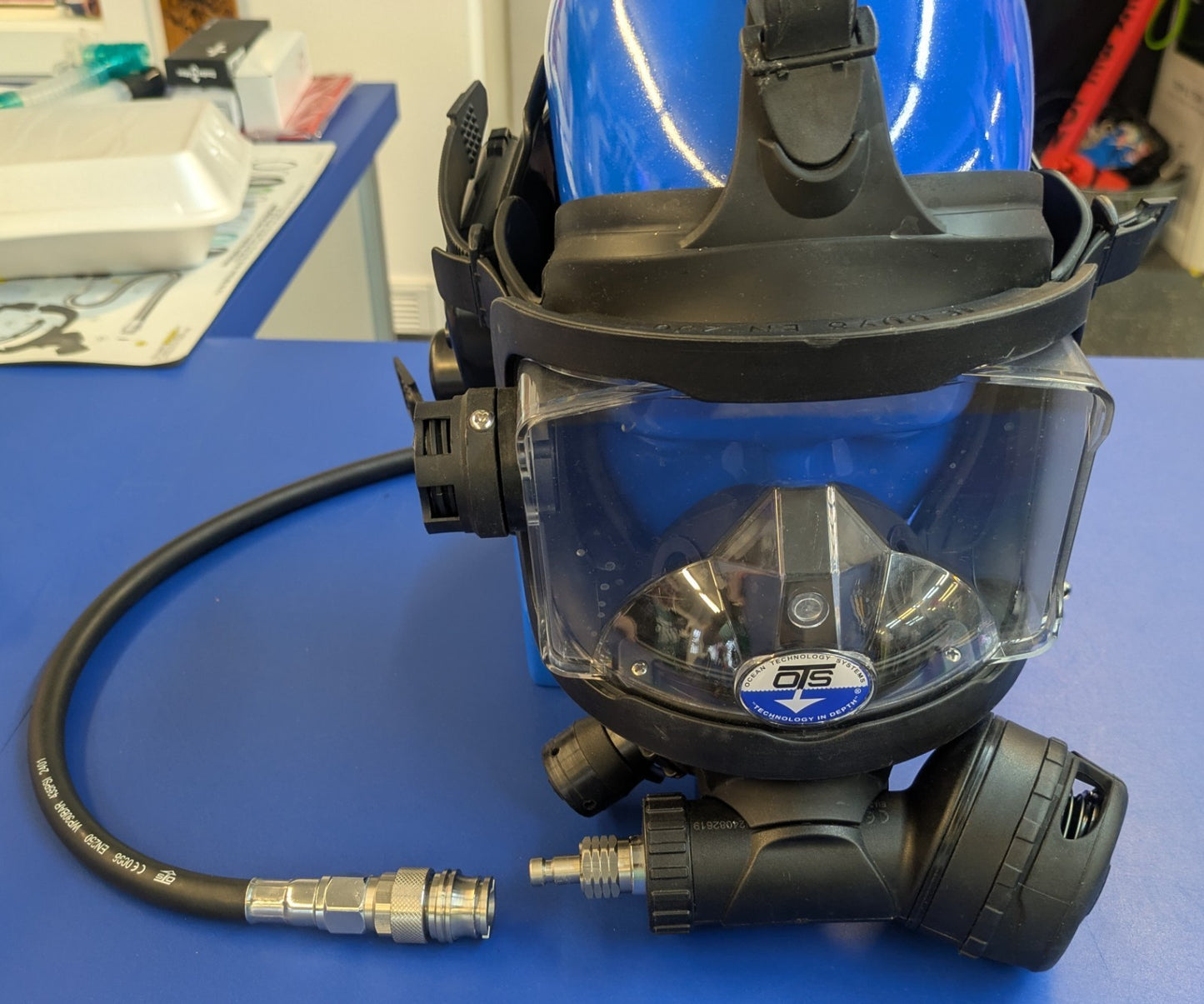 QD Quick Disconnect Hose 2 Piece Adapter OTS Full Face Scuba Diving Mask6