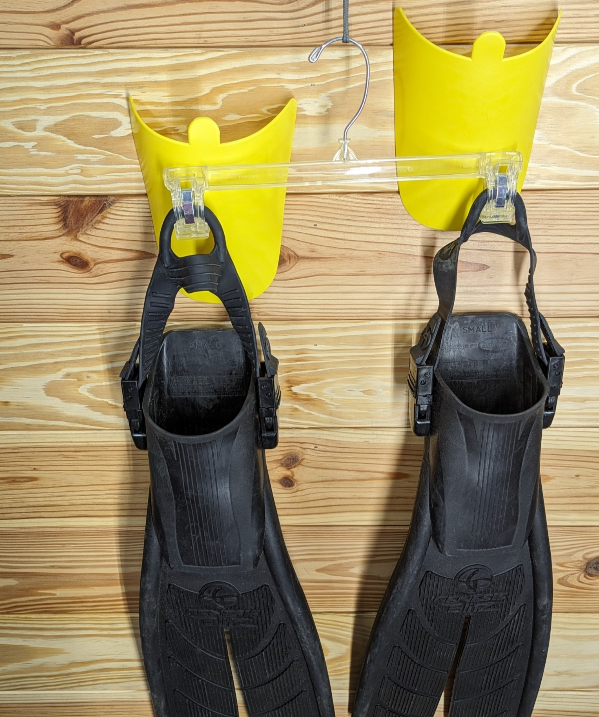 Genesis Blitz Open Heel Adjustable Scuba Dive Snorkel Split Fins Flippers Small6