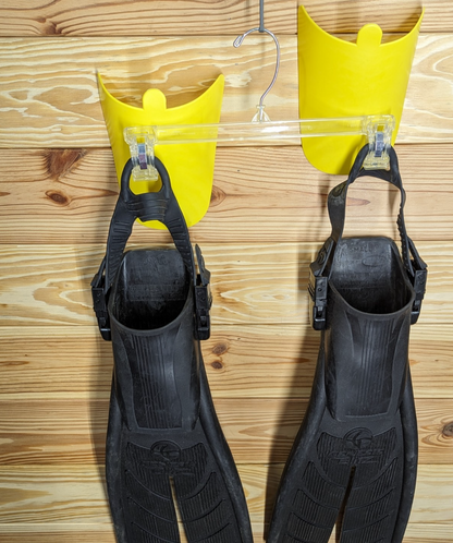 Genesis Blitz Open Heel Adjustable Scuba Dive Snorkel Split Fins Flippers Small6