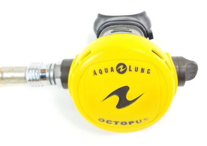 Aqua Lung Calypso Titan Octo Octopus Scuba Dive 2nd Stage Regulator Yellow #58831