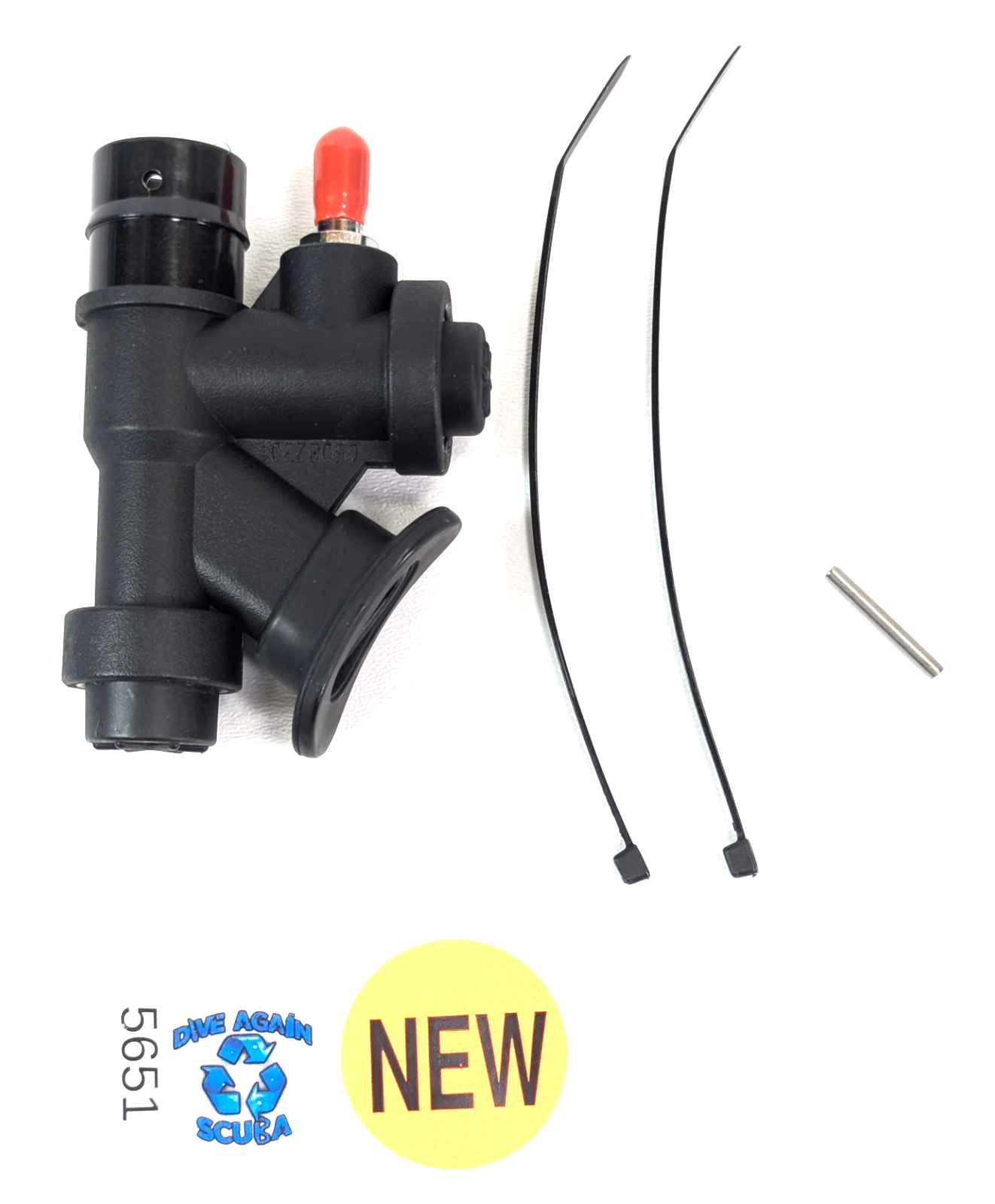 NEW BCD K Oral Power Inflator Scuba Dive Universal 45 Degree, Fits 1" Hose BC1