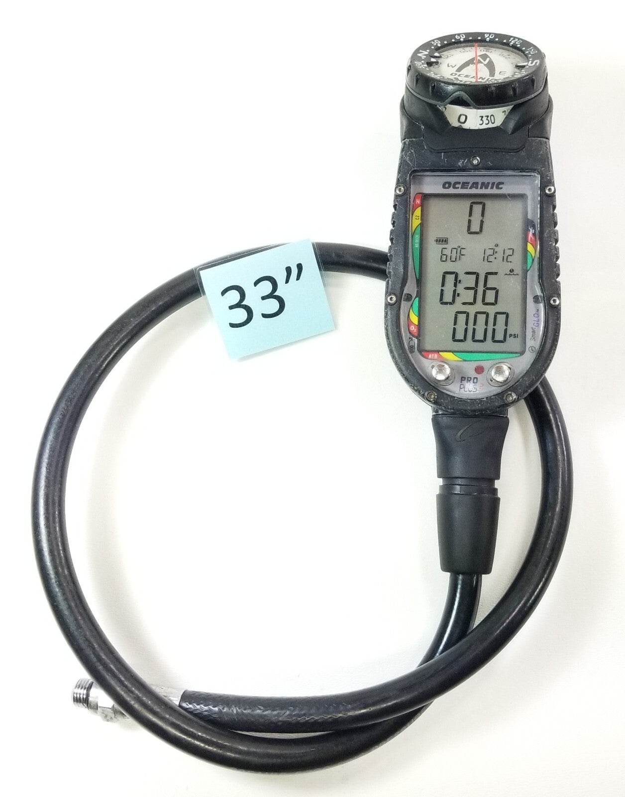 Oceanic Pro Plus 2.1 SCUBA Dive Air Integrated Computer, Compass Air & Nitrox 24