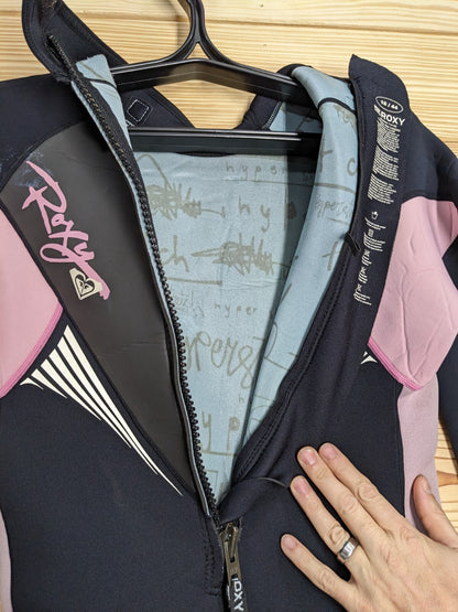 Roxy Syncro Hyperstretch Pink Women's Full Wetsuit Size 16 Scuba Dive 3mm, 2mm9