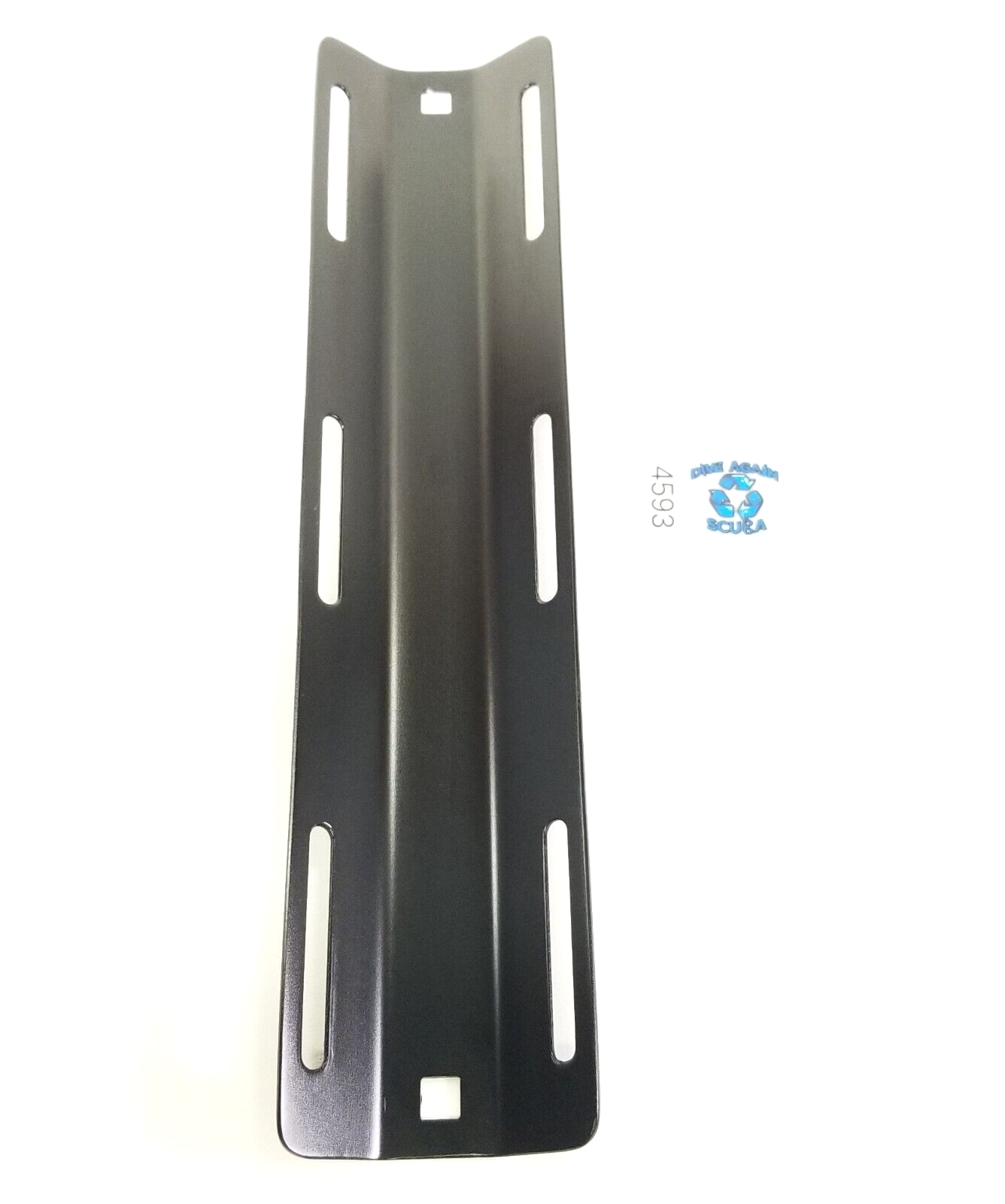 Aluminum Single Tank Adapter Scuba Tech Dive Backplate 3 Slot 12" x 2 3/4" BCD2