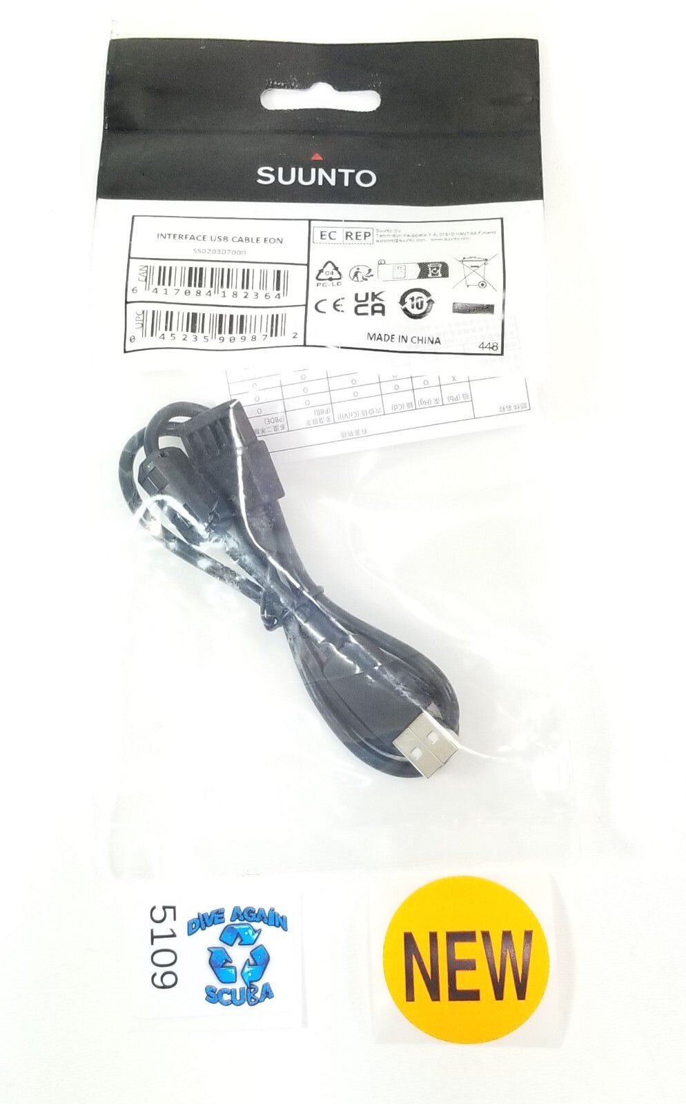 Genuine Suunto EON Steel Scuba Dive Computer USB Data Download / Charging Cable1