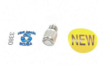 Spare Air Screw In Color Coded Dial Pony Bottle Pressure Gauge SPG, 3000 PSI5