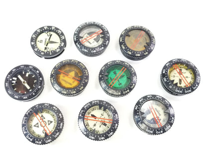 10X Compass Lot as-is Oceanic Submersible Puck Module Scuba Dive Sherwood, Aeris1