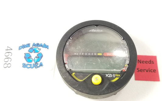 Aeris XR1nx Scuba Dive Diving Computer Puck Module As-Is                   #4668